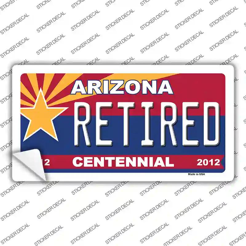 Arizona Centennial Retired Novelty Sticker Decal