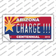 Arizona Centennial Charge Novelty Sticker Decal Small