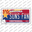 Arizona Centennial Suns Fan Novelty Sticker Decal Small