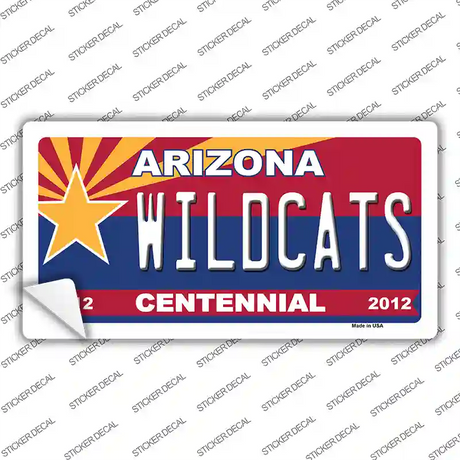 Arizona Centennial Wildcats Novelty Sticker Decal Small