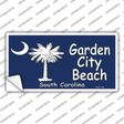 Garden City Beach South Carolina Novelty Sticker Decal Small