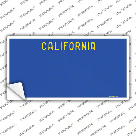 California Blue State Novelty Sticker Decal Small