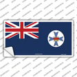 Queensland Flag Novelty Sticker Decal