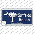 Surf Side Beach Novelty Sticker Decal Small