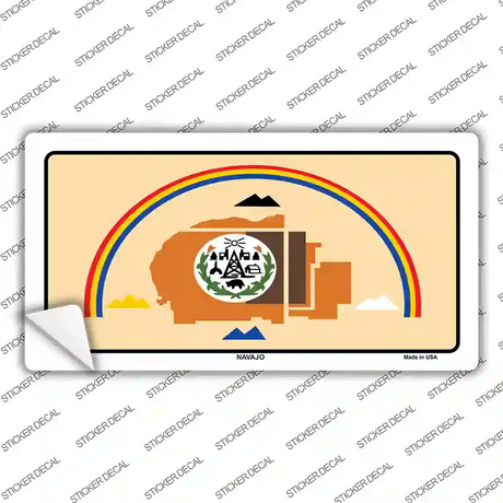 Navajo Flag Novelty Sticker Decal