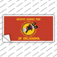 Absentee Shawnee Tribe Flag Novelty Sticker Decal Small