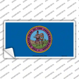 Chickasaw Nation Flag Novelty Sticker Decal Small