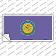 Choctaw Nation Flag Novelty Sticker Decal Small