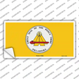 Ponca Tribe Flag Novelty Sticker Decal Small