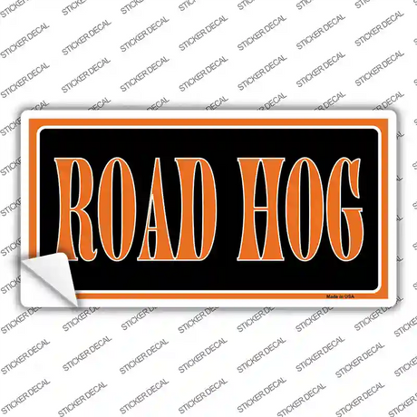 Road Hog Novelty Sticker Decal Small