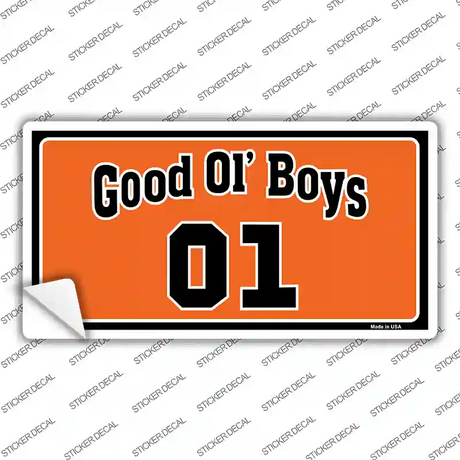 Good Ol Boys Novelty Sticker Decal Small