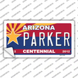 Arizona Centennial Parker Novelty Sticker Decal Small