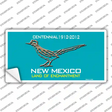 Road Runner Teal New Mexico Novelty Sticker Decal Small