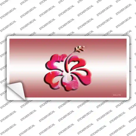 Hibiscus Flower Novelty Sticker Decal Small