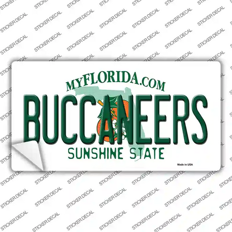 Buccaneers Florida State Novelty Sticker Decal