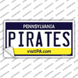 Pirates Pennsylvania State Novelty Sticker Decal Small