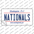 Nationals Washington DC State Novelty Sticker Decal Small