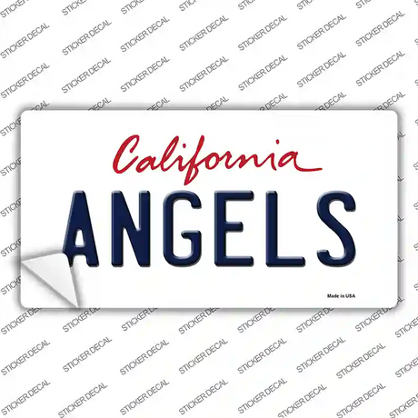 Angels California State Novelty Sticker Decal Small