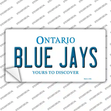 Blue Jays Toronto Canada Province Novelty Sticker Decal Small