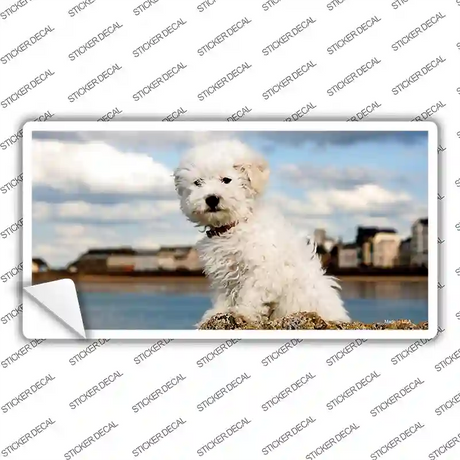 Bichon Frise Dog Novelty Sticker Decal Small