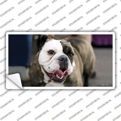 Bulldog Dog Novelty Sticker Decal Small