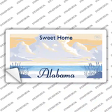 Alabama State Blank Novelty Sticker Decal Small