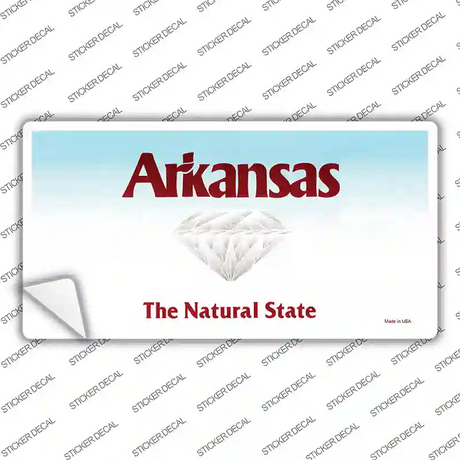 Arkansas State Novelty Sticker Decal Small