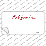 California State Background Novelty Sticker Decal Small