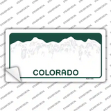 Colorado Background Novelty Sticker Decal Small