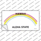 Hawaii State Blank Novelty Sticker Decal Small