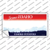 Idaho State Blank Novelty Sticker Decal Small