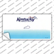 Kentucky State Blank Novelty Sticker Decal Small