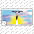 Mississippi State Blank Novelty Sticker Decal Small