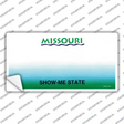 Missouri State Blank Novelty Sticker Decal Small