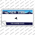 New York State State Blank Novelty Sticker Decal Small