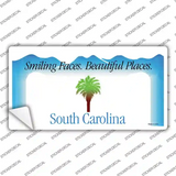 South Carolina State Blank Novelty Sticker Decal Small