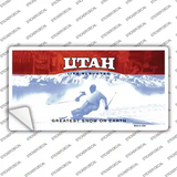 Utah State Blank Novelty Sticker Decal Small