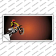 Dirt Bike Rider Offset Novelty Sticker Decal Small