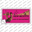 Roadrunner Pink New Mexico Novelty Sticker Decal Small