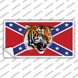 Confederate Flag Tiger Novelty Sticker Decal Small