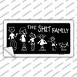 The Shit Family Novelty Sticker Decal Small