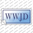 WWJD Novelty Sticker Decal Small