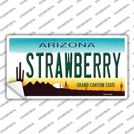 Strawberry Arizona Novelty Sticker Decal Small