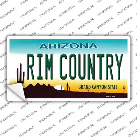 Rim Country Arizona Novelty Sticker Decal Small