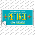 Retired New Mexico Teal Novelty Sticker Decal Small