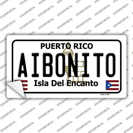 Aibonito Puerto Rico Novelty Sticker Decal Small