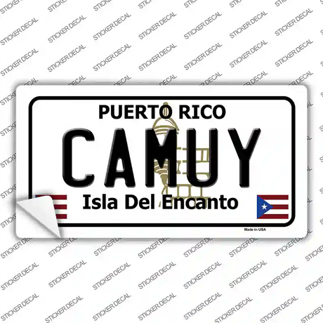 Camuy Novelty Sticker Decal Small