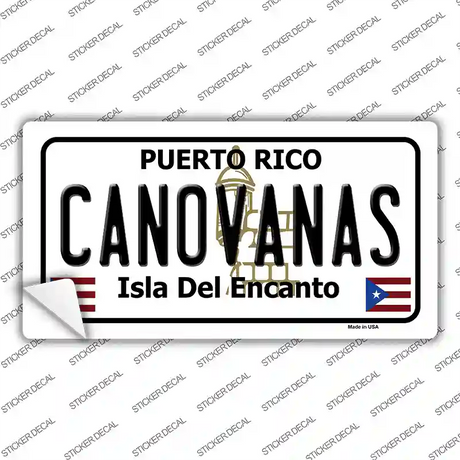 Canovanas Puerto Rico Novelty Sticker Decal Small