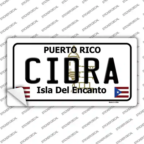 Cidra Novelty Sticker Decal Small