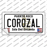 Corozal Novelty Sticker Decal Small